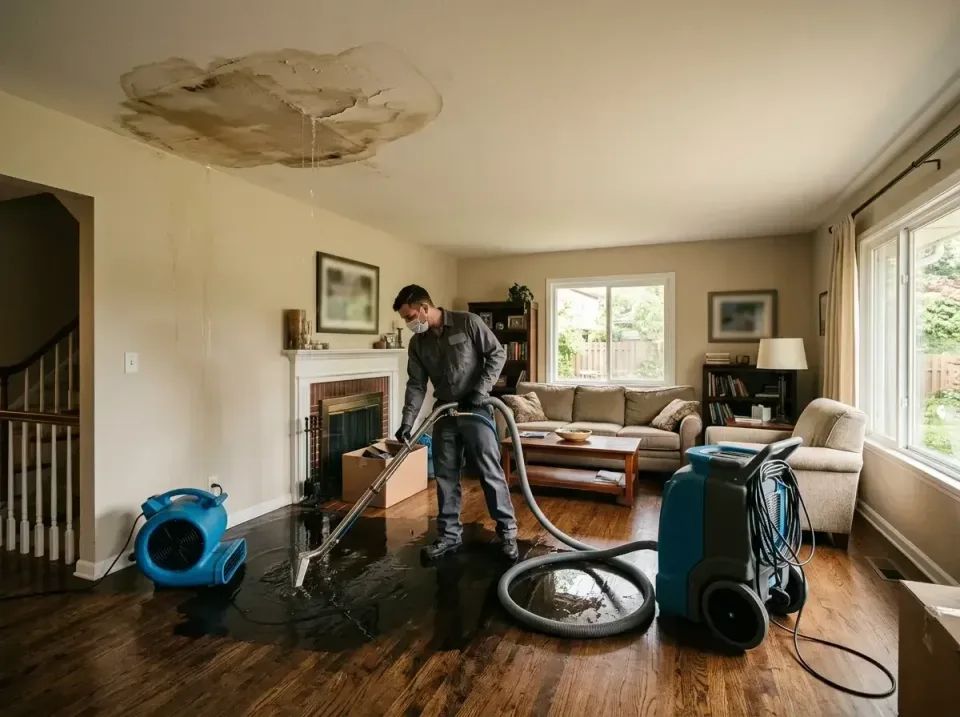 attic-pipe-burst-ceiling-drip-008 — frequently asked questions, Water Damage Restoration & Carpet Care in Hometown, IL